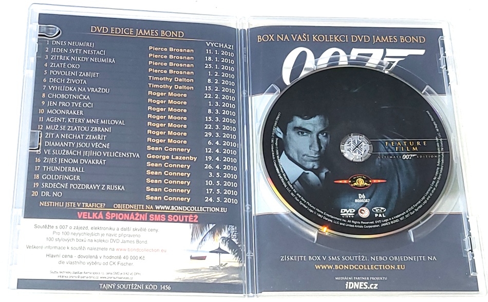 Dech života - James Bond agent 007 1987 DVD