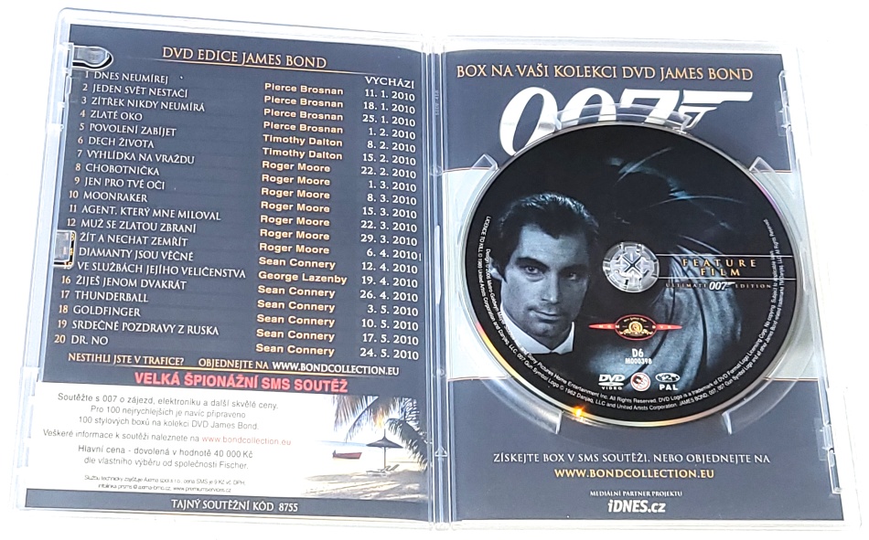 Povolení zabíjet - James Bond agent 007 1989 DVD