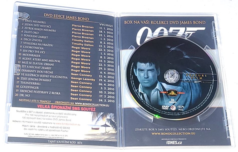 Zítřek nikdy neumírá - James Bond agent 007 1997 DVD