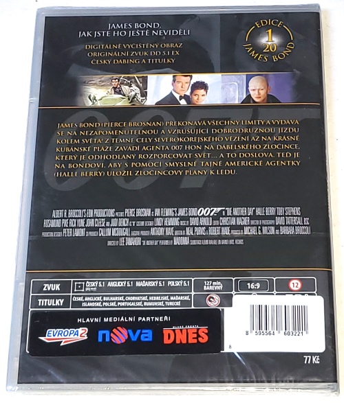 Dnes neumírej - James Bond agent 007 2002 DVD (nové, zabalené)