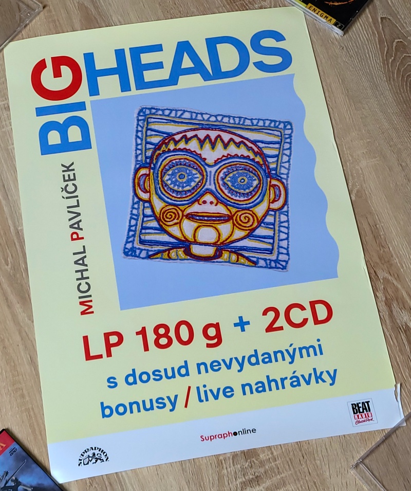 Michal Pavlíček – Big Heads (plakát)
