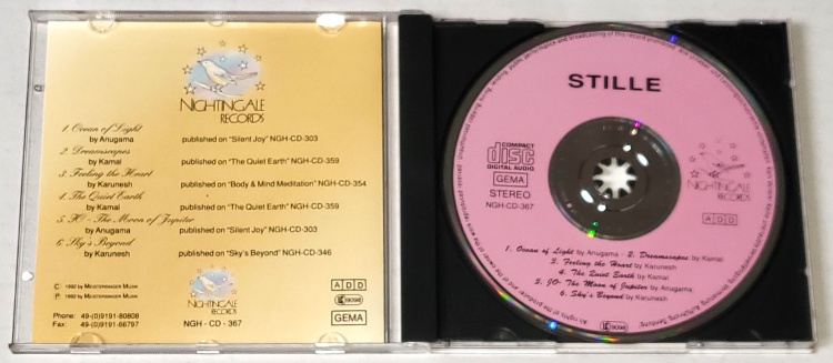 STILLE - Mystery of Sound & Silence 1992 CD