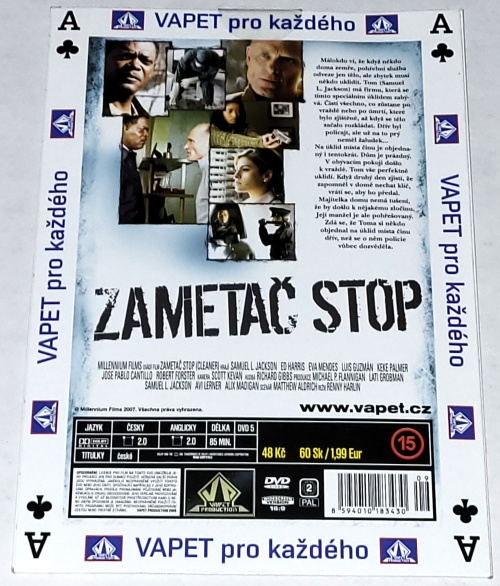 Zametač stop 2007 DVD (nerozbalené)
