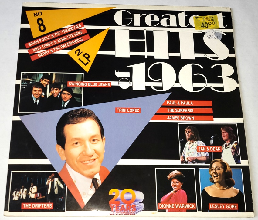 Various – Greatest Hits Of 1963 1990 VG+, VYPRANÉ Vinyl (2LP)