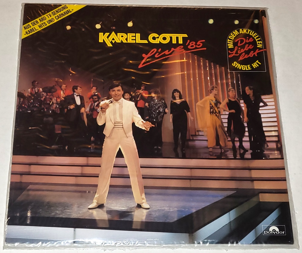Karel Gott – Live '85 1985 NOVÁ, NEHRANÁ Vinyl (LP)