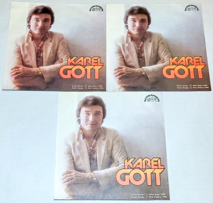 Karel Gott, Set 3 x Vinyl 7" Single