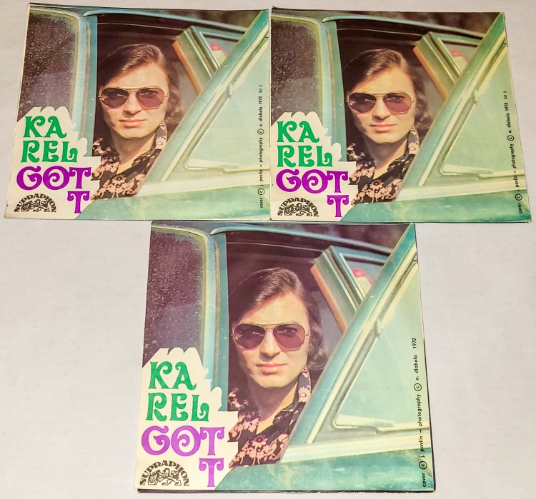 Karel Gott, Set 3 x Vinyl 7" Single
