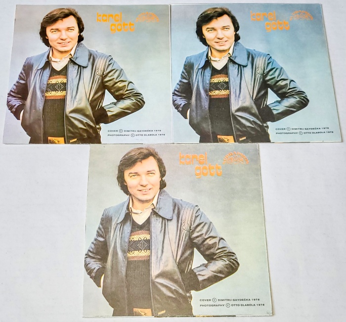 Karel Gott, Set 3 x Vinyl 7" Single