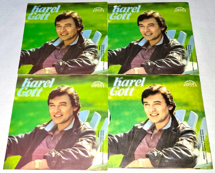 Karel Gott, Set 4 x Vinyl 7" Single
