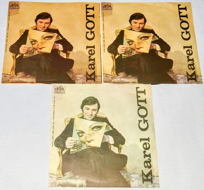 Karel Gott, Set 3 x Vinyl 7" Single