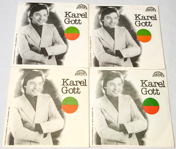 Karel Gott, Set 4 x Vinyl 7" Single