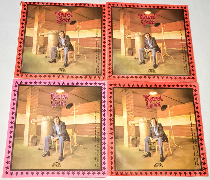 Karel Gott, Set 4 x Vinyl 7" Single