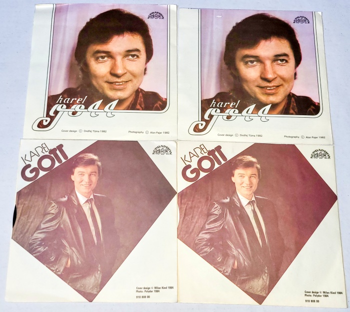 Karel Gott, Set 4 x Vinyl 7" Single