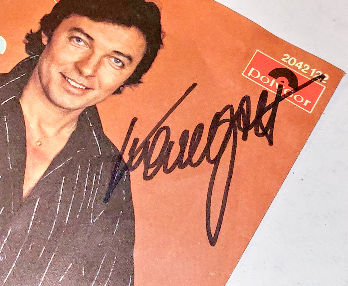 Karel Gott – Lago Maggiore 1979, Vinyl 7" Single (autogram, podpis)