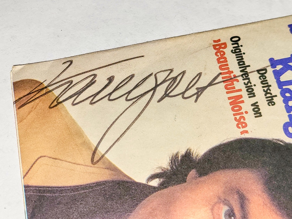 Karel Gott – Ein Besonderer Klang / Silvia 1977, Vinyl 7" Single (autogram, podpis)