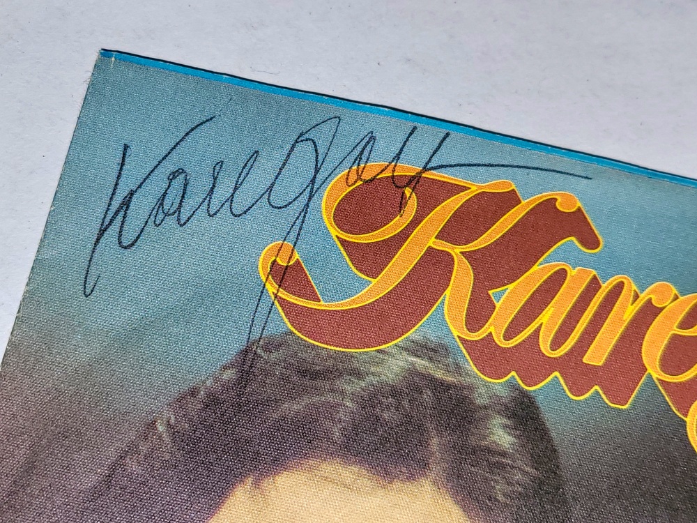 Karel Gott – Wenn Aller Tage Abend Ist 1977, Vinyl 7" Single (autogram, podpis)
