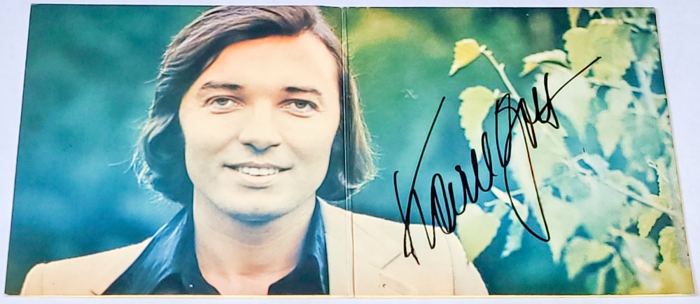 Karel Gott – Die Grossen Vier Von Karel Gott 1972, 2 x Vinyl 7" Single (autogram, podpis)