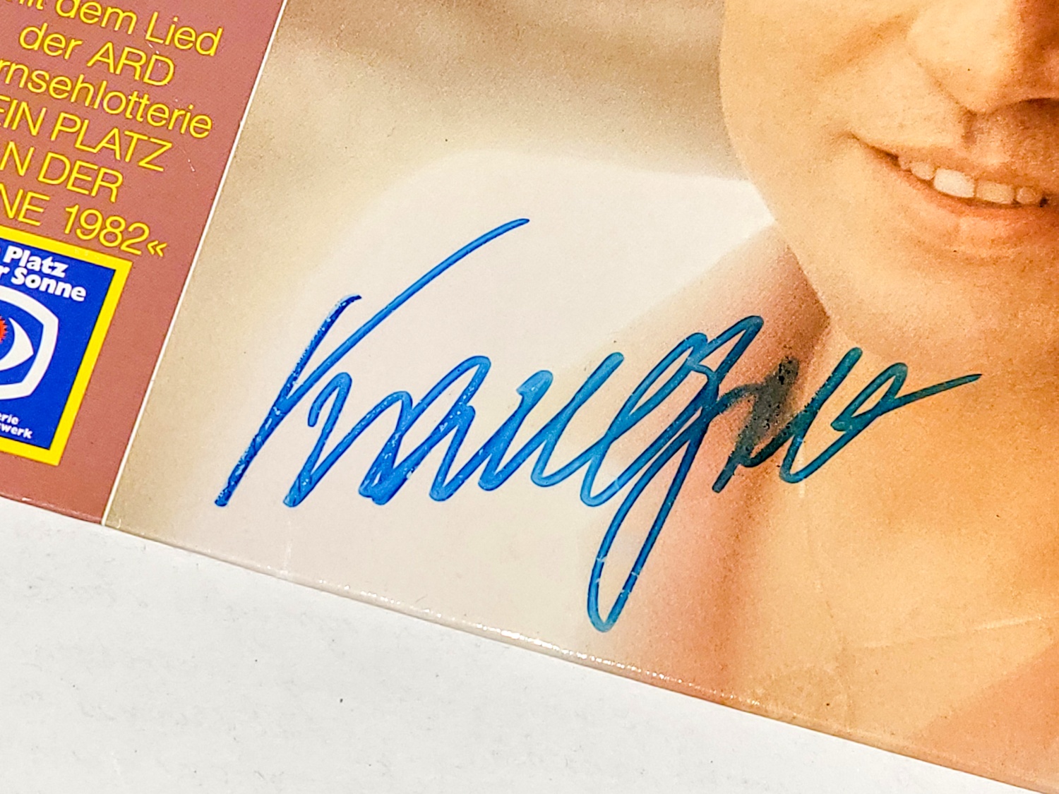 Karel Gott – Und Die Sonne Wird Wieder Scheinen 1982 NM, VYPRANÁ Vinyl (LP) autogram, podpis