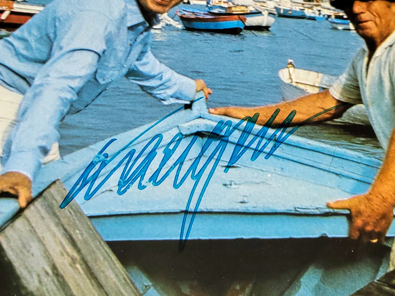 Karel Gott – Bella Italia 1981 EX+, VYPRANÁ Vinyl (LP) autogram, podpis