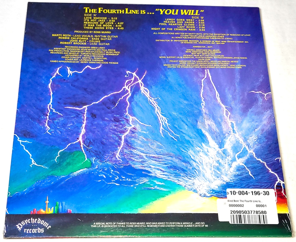 BentWind – The Fourth Line Is... "You Will" 1989 NOVÁ, NEHRANÁ Vinyl (LP)