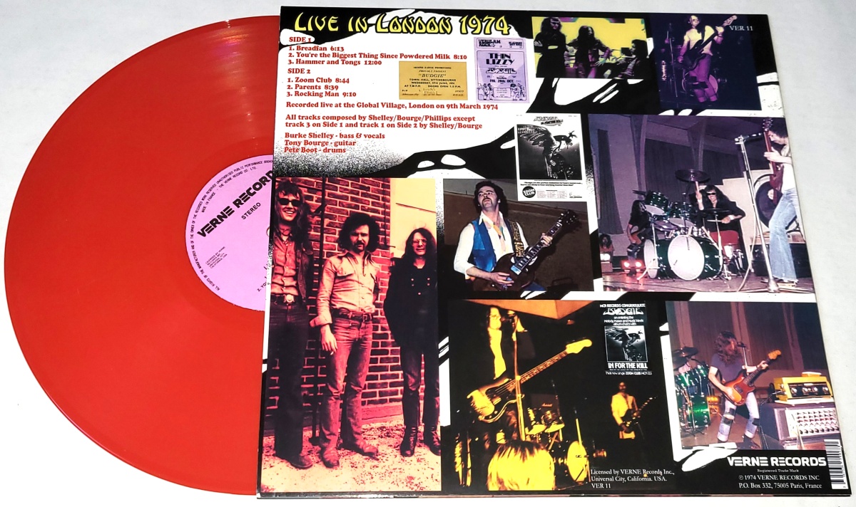 Budgie – Live In London 1974 (2014) LP EX+, VYPRANÁ Red Vinyl (LP)