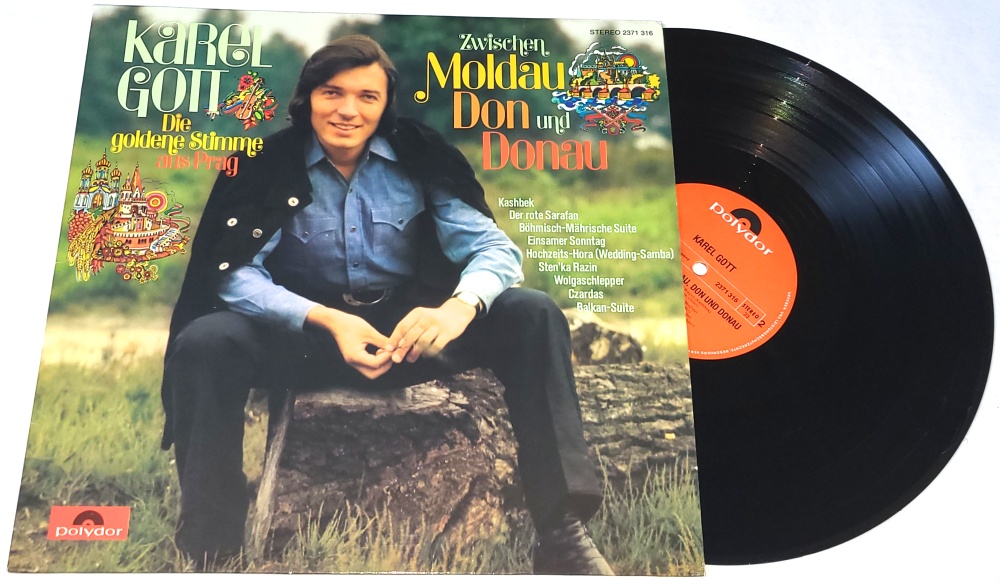 Karel Gott – Zwischen Moldau, Don Und Donau 1972 NM, VYPRANÁ Vinyl (LP)