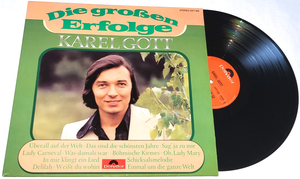 Karel Gott – Die Großen Erfolge 1972 EX+, VYPRANÁ Vinyl (LP)