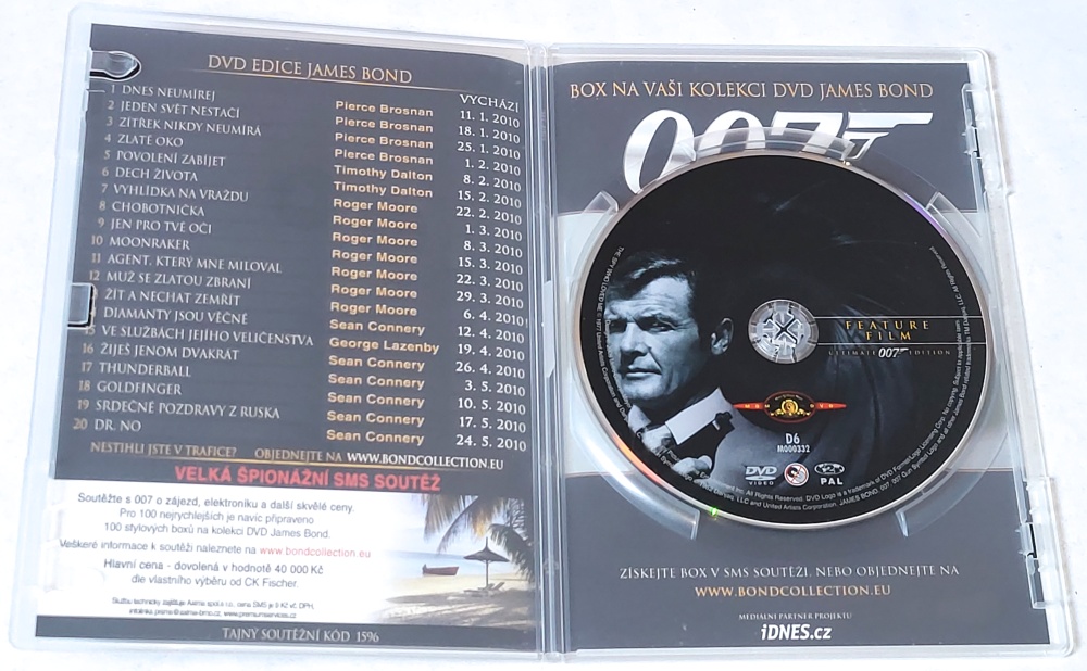 Agent, který mne miloval - James Bond agent 007 1977 DVD