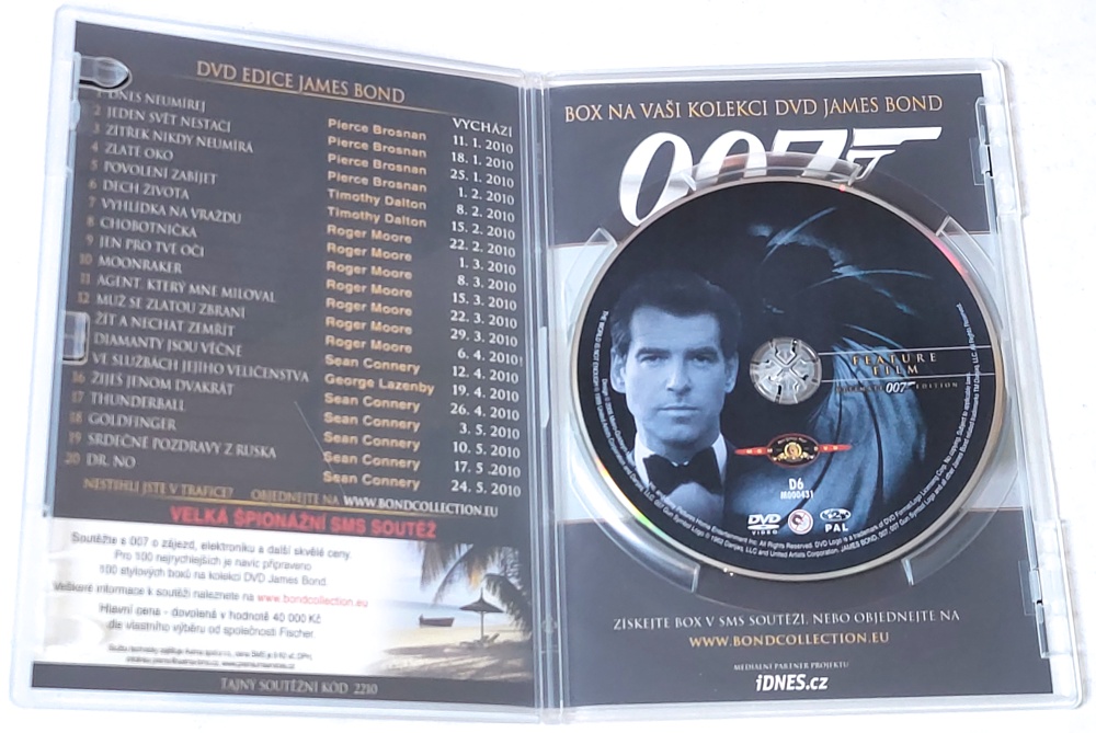 Jeden svět nestačí - James Bond agent 007 1999 DVD