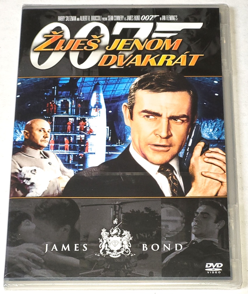 Žiješ jenom dvakrát - James Bond agent 007 1967 DVD (nové, zabalené)