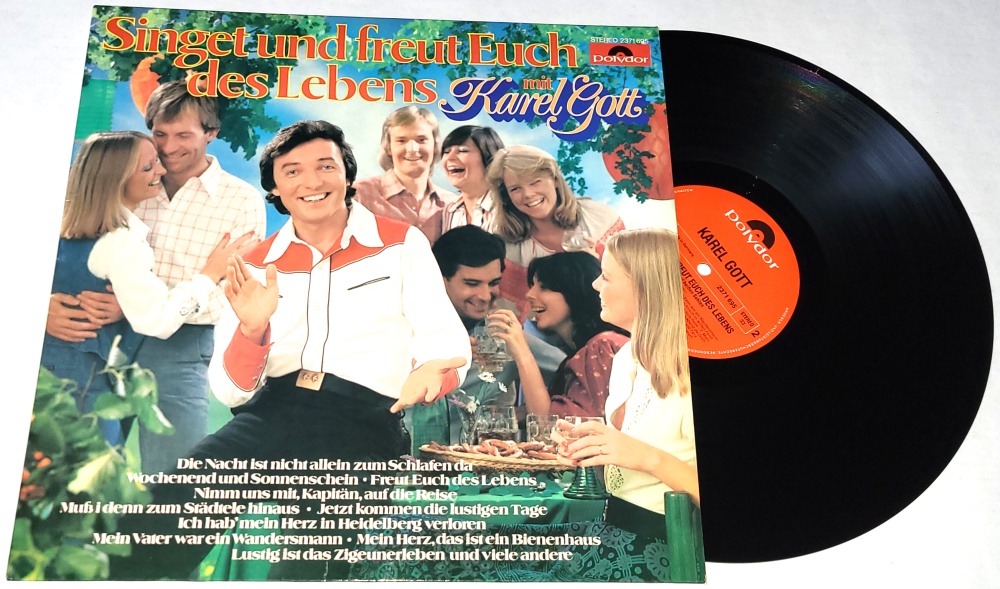 Karel Gott – Singet Und Freut Euch Des Lebens 1976 EX, VYPRANÁ Vinyl (LP)
