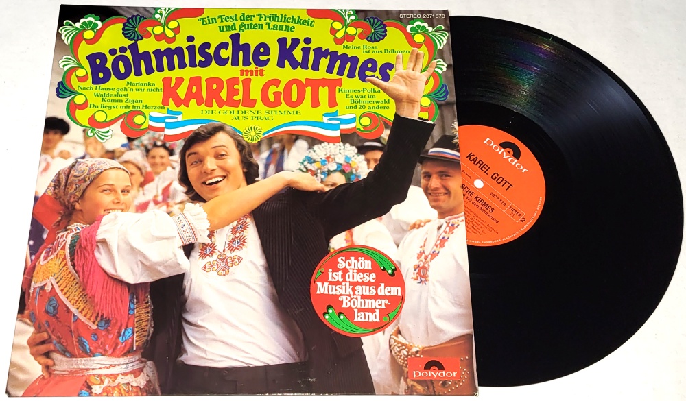 Karel Gott – Böhmische Kirmes Mit Karel Gott 1975 VG+, VYPRANÁ Vinyl (LP)