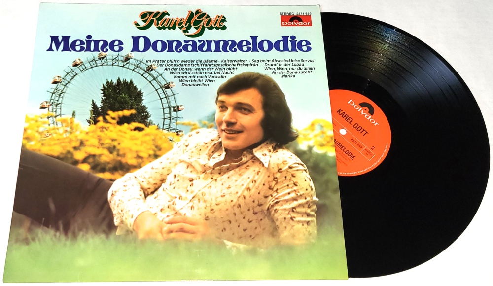 Karel Gott – Meine Donaumelodie 1976 EX+, VYPRANÁ Vinyl (LP)
