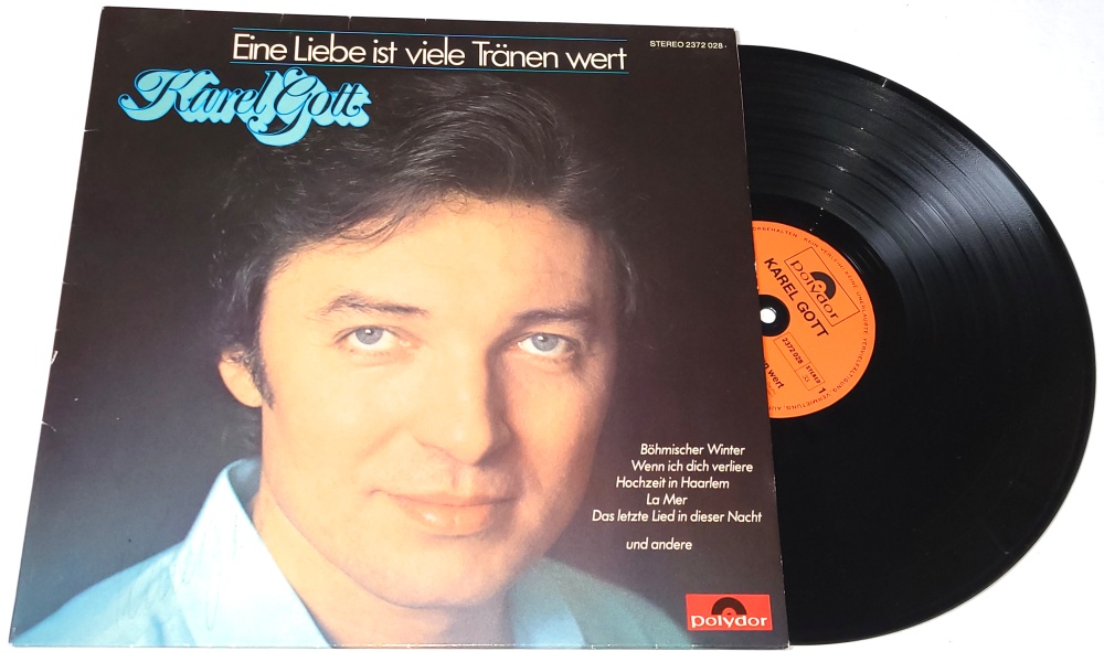 Karel Gott – Eine Liebe Ist Viele Tränen Wert 1980 EX, VYPRANÁ Vinyl (LP)