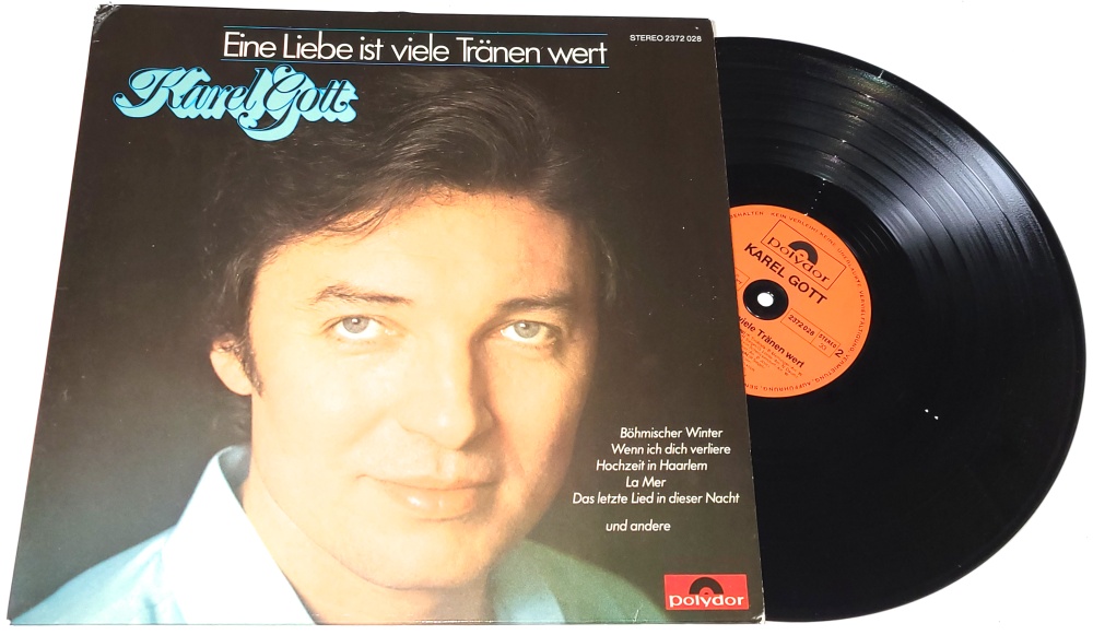 Karel Gott – Eine Liebe Ist Viele Tränen Wert 1980 EX-, VYPRANÁ Vinyl (LP)