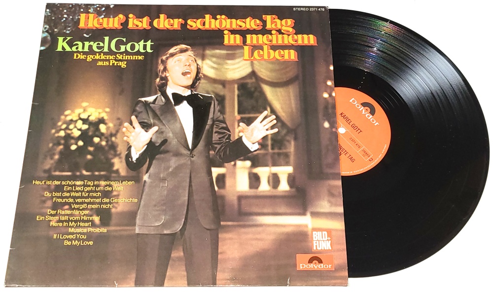 Karel Gott – Heut' Ist Der Schönste Tag In Meinem Leben 1974 EX+, VYPRANÁ Vinyl (LP)