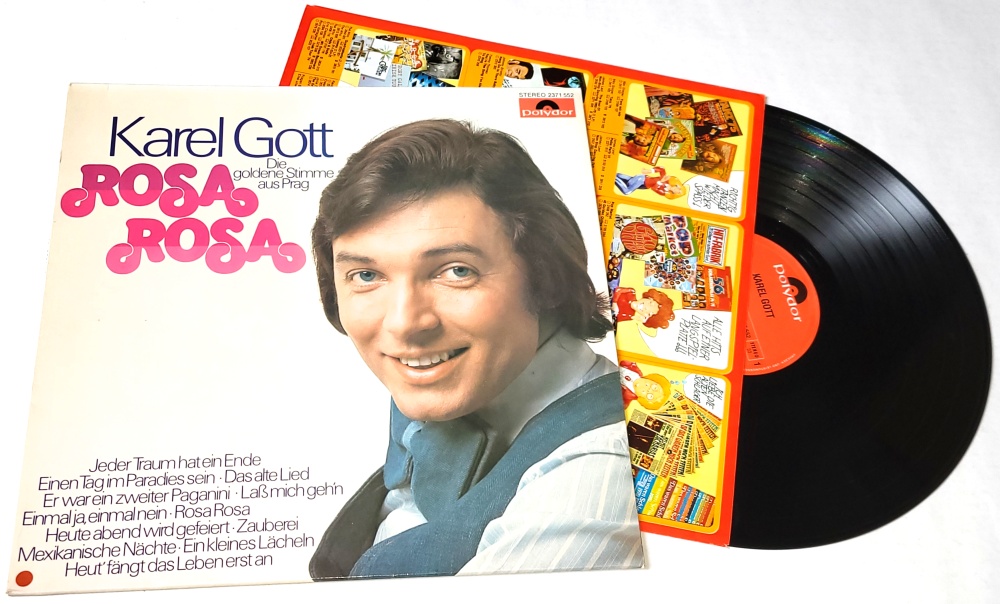 Karel Gott – Rosa Rosa 1975 NM, VYPRANÁ Vinyl (LP)