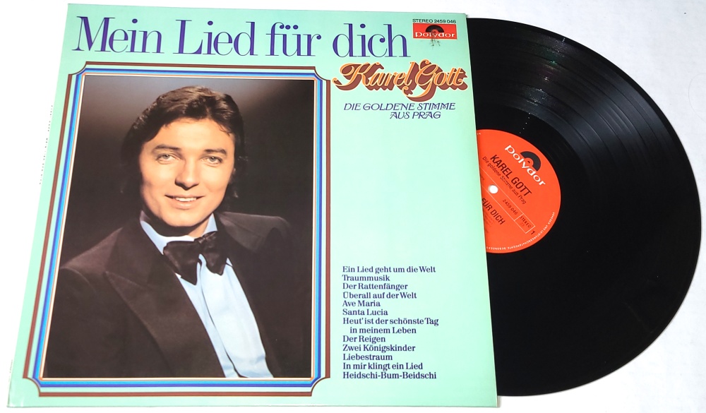 Karel Gott – Mein Lied Für Dich 1976 EX+, VYPRANÁ Vinyl (LP)