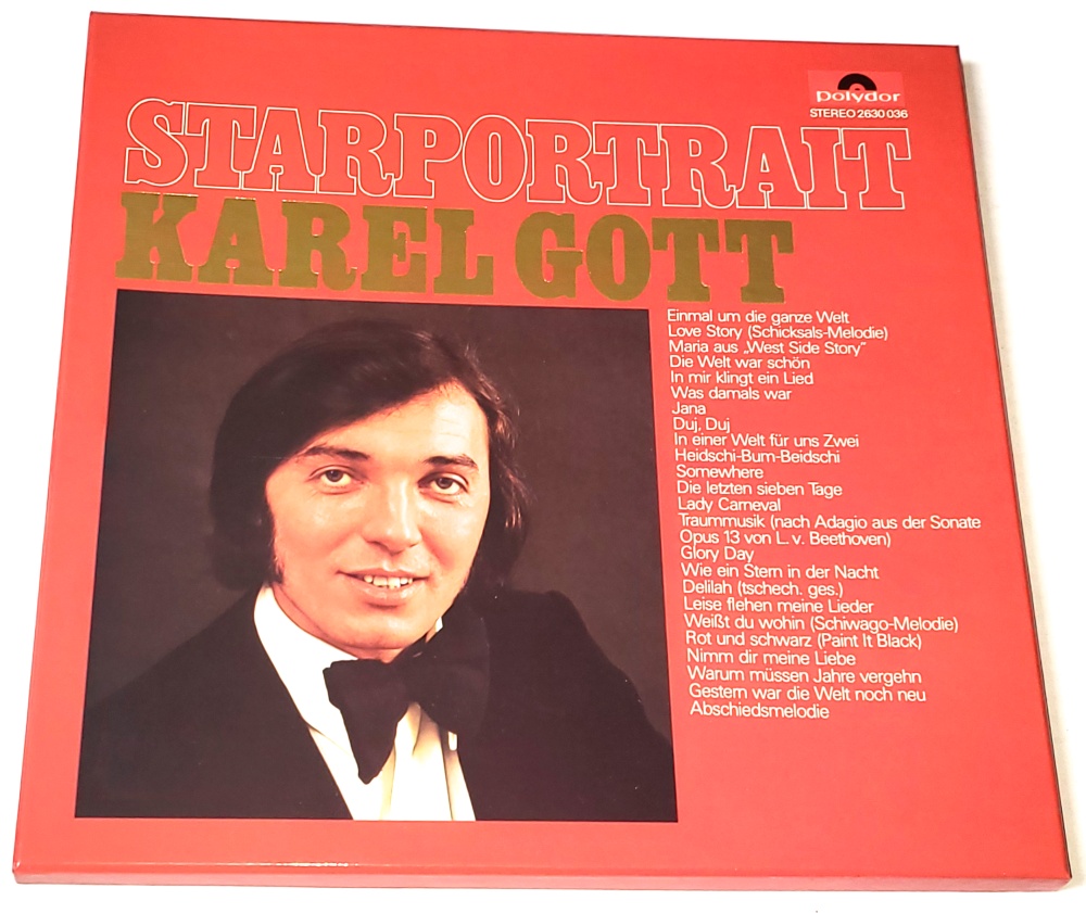 Karel Gott – Starportrait Karel Gott 1971 EX+, VYPRANÉ Vinyl (Box Set 2LP + příloha)