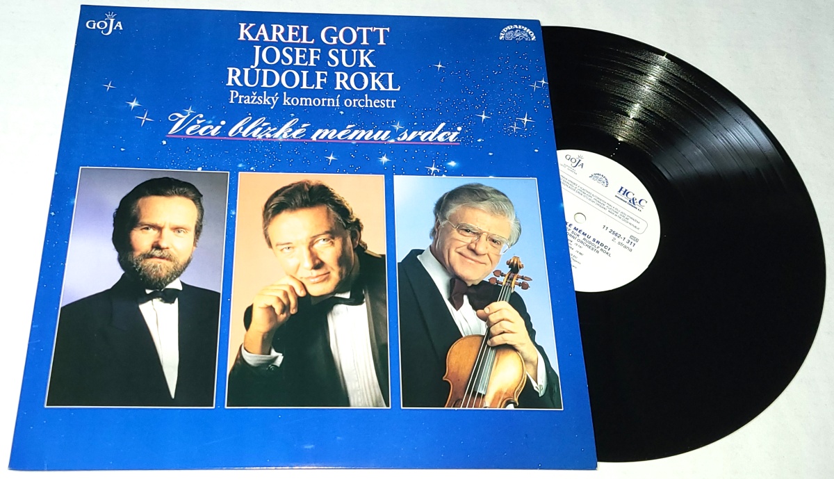 Karel Gott, Josef Suk, Rudolf Rokl, Pražský Komorní Orchestr – Věci Blízké Mému Srdci 1993 NOVÁ, NEHRANÁ Vinyl (LP)