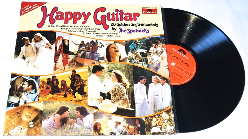The Spotnicks – Happy Guitar - 20 Golden Instrumentals By The Spotnicks 1980 VG+, VYPRANÁ Vinyl (LP)