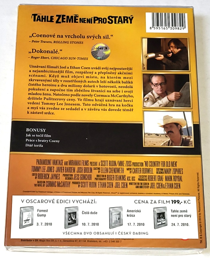 Tahle země není pro starý 2007 DVD, nerozbalené