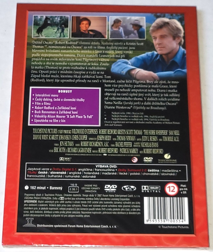 Zaříkávač koní 1998 DVD, nerozbalené