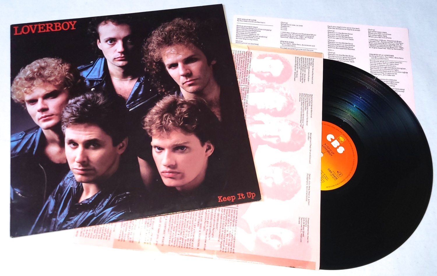 Loverboy – Keep It Up 1983 EX, VYPRANÁ Vinyl (LP)