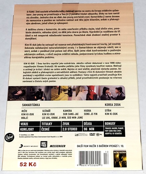 Samaritánka 2004 DVD, nerozbalené