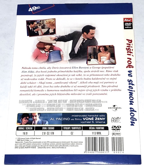 Příští rok ve stejnou dobu 1978 DVD, nerozbalené
