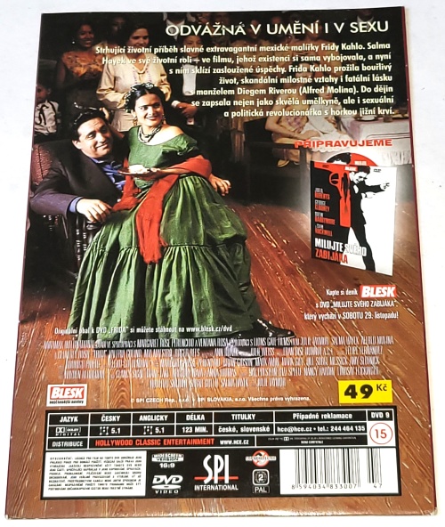 Frida 2002 DVD, nerozbalené