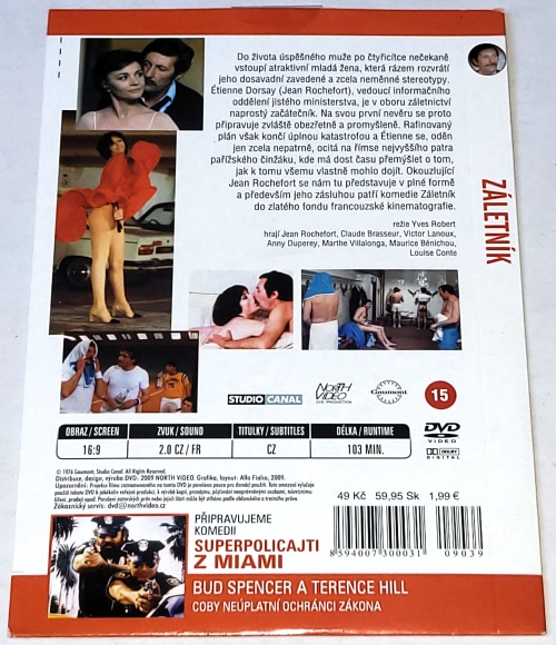 Záletník 1976 DVD, nerozbalené