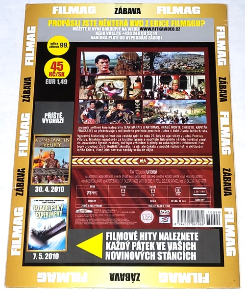 Pilát Pontský 1962 DVD, nerozbalené