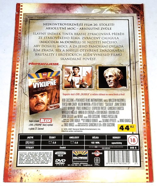 Caligula 1979 DVD, nerozbalené